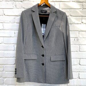 Karl Lagerfeld Paris Houndstooth Women's Blazer - NEW Size 8